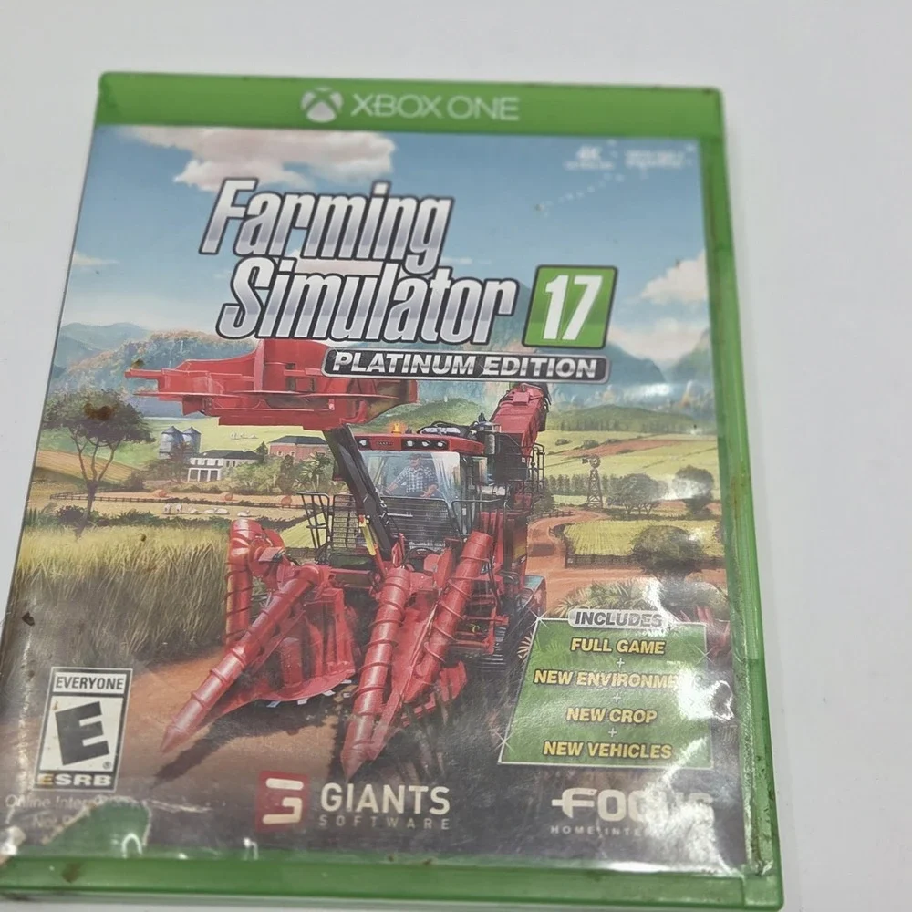 Farming Simulator 17 Platinum Edition Xbox One Microsoft Video Game CIB